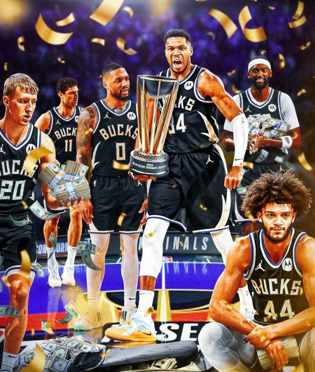 雄鹿队继续高歌猛进，大胜猛龙